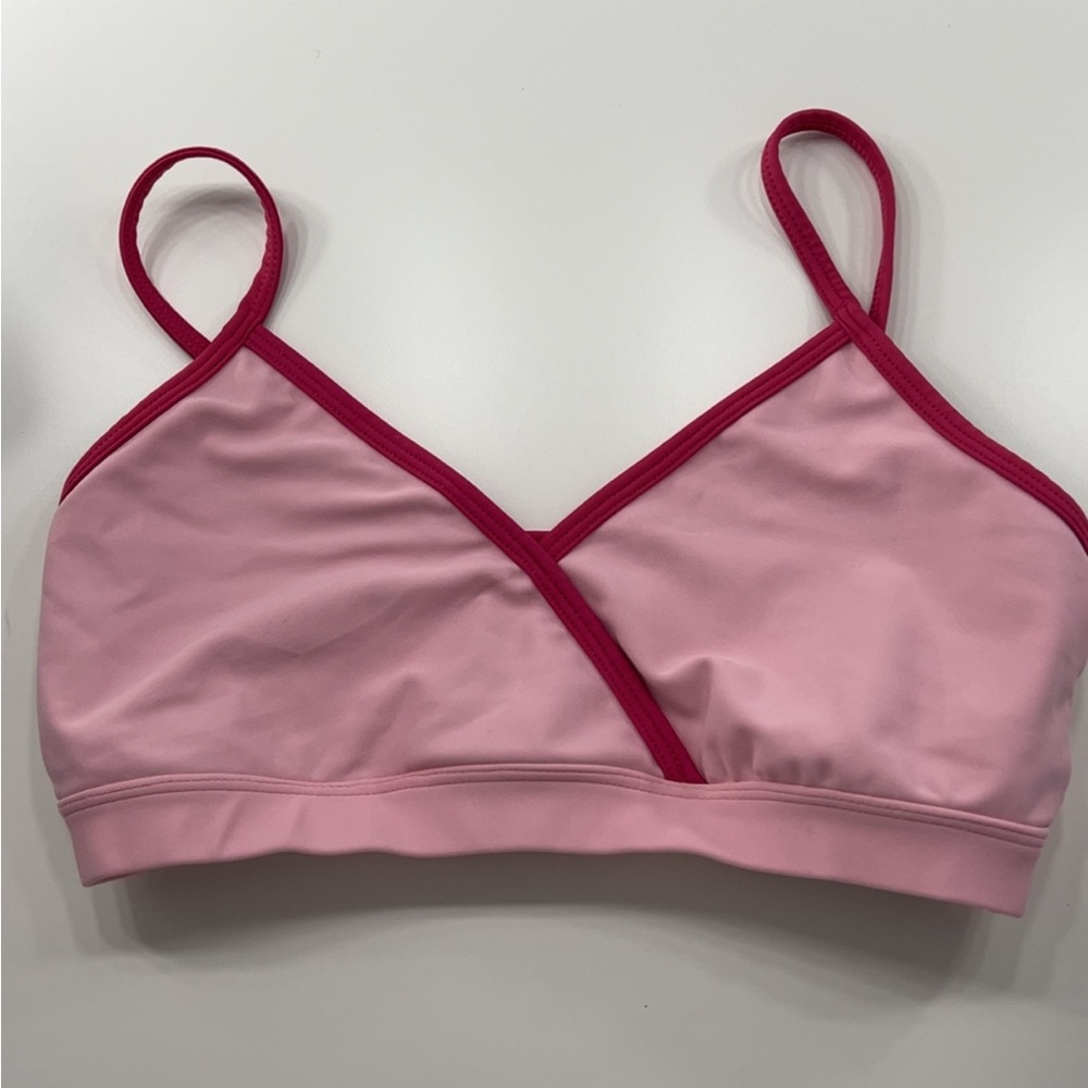 PINK OH LA LA DANCE WEAR TOP. CHILD XL